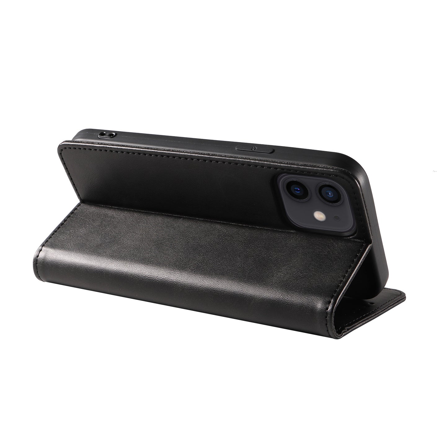 Leather Magnetic Flip Wallet Case