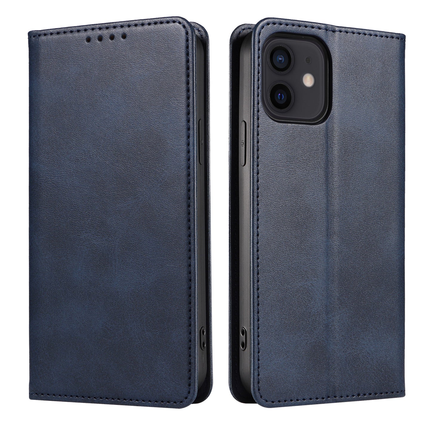 Leather Magnetic Flip Wallet Case